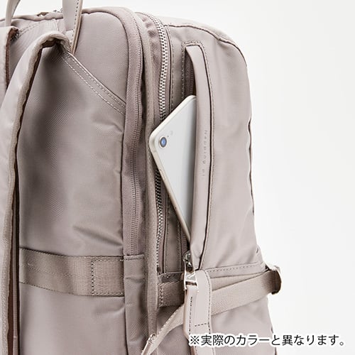 W&.Day/Night リッカ スクエアリュック スモーキーピンク