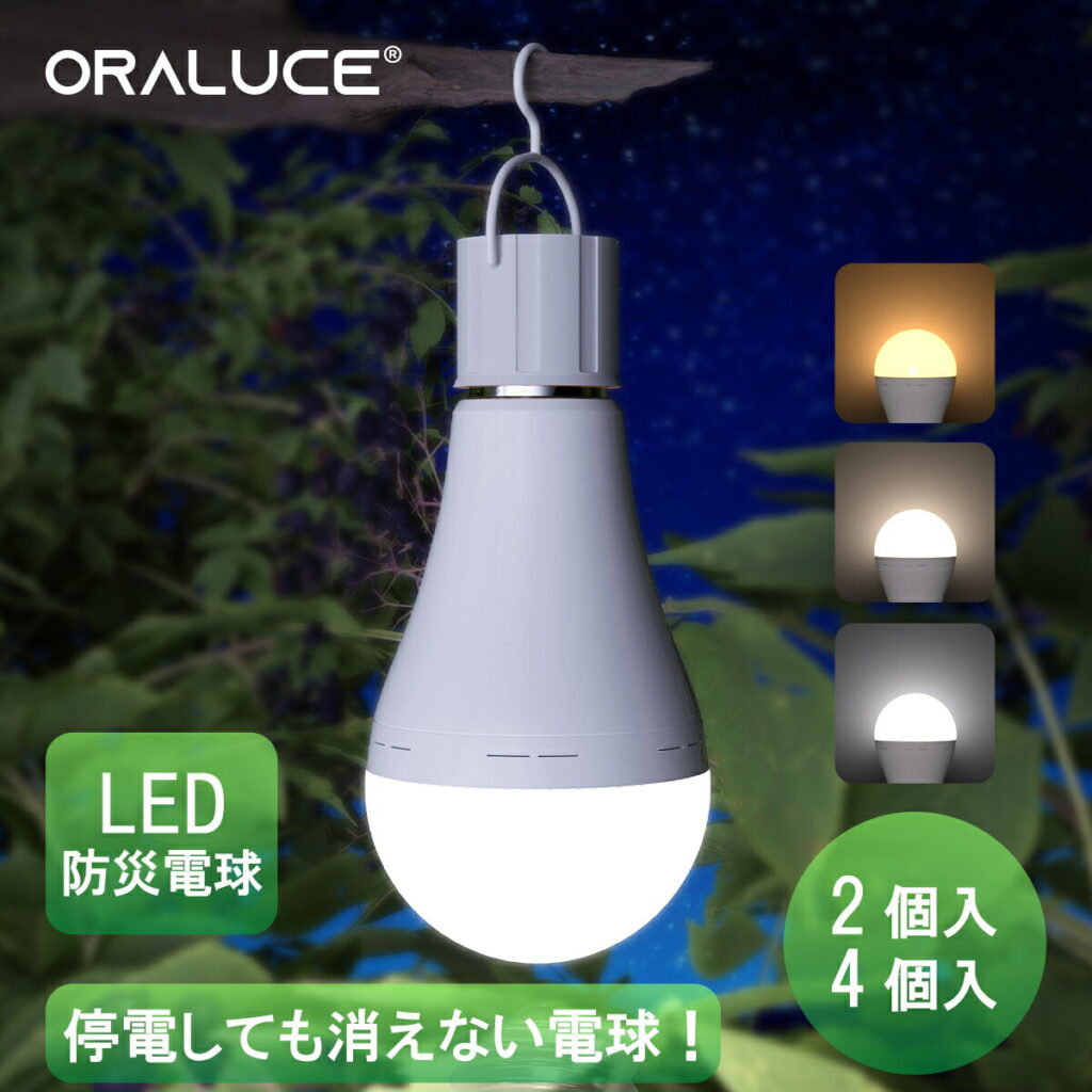 蓄電型ＬＥＤ電球 防災電球