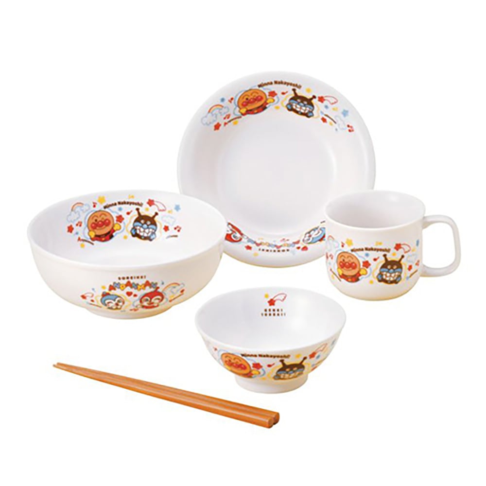 キッズ食器5点セット なかよし