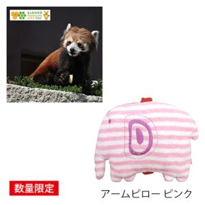 東山動植物園年間パスポート グッズ付き アームピロー ピンク