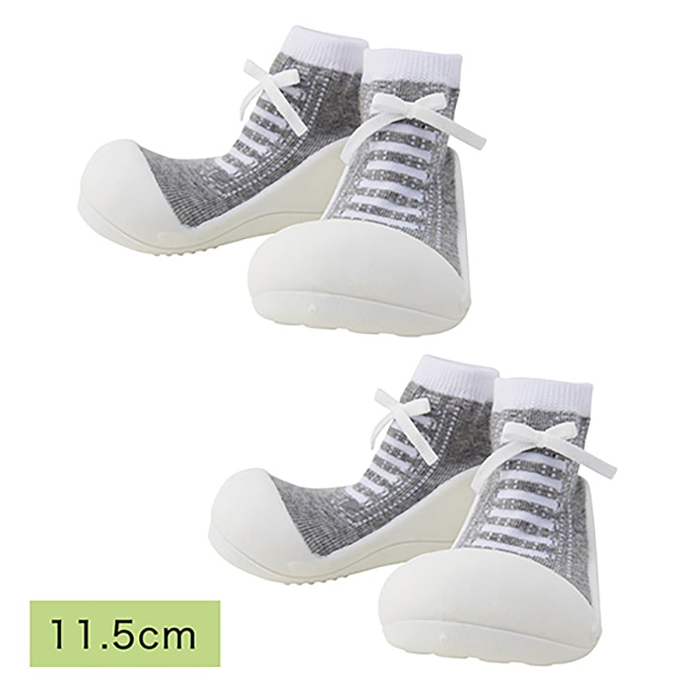 トレーニングシューズ11.5cm スニーカーズグレー 2足セット