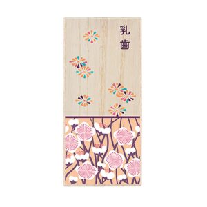 乳歯ケース ピンク・菊梅