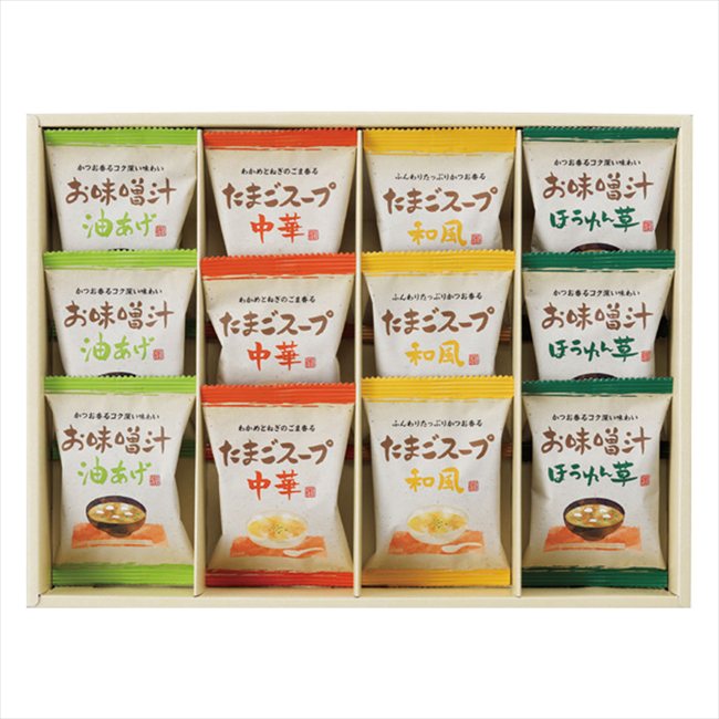 フリーズドライお味噌汁・スープ詰合せA