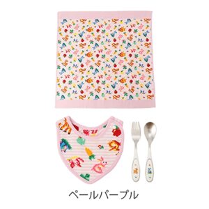 ティップトップフォレスト スタイ・カトラリー・おくるみセット ペールパープル