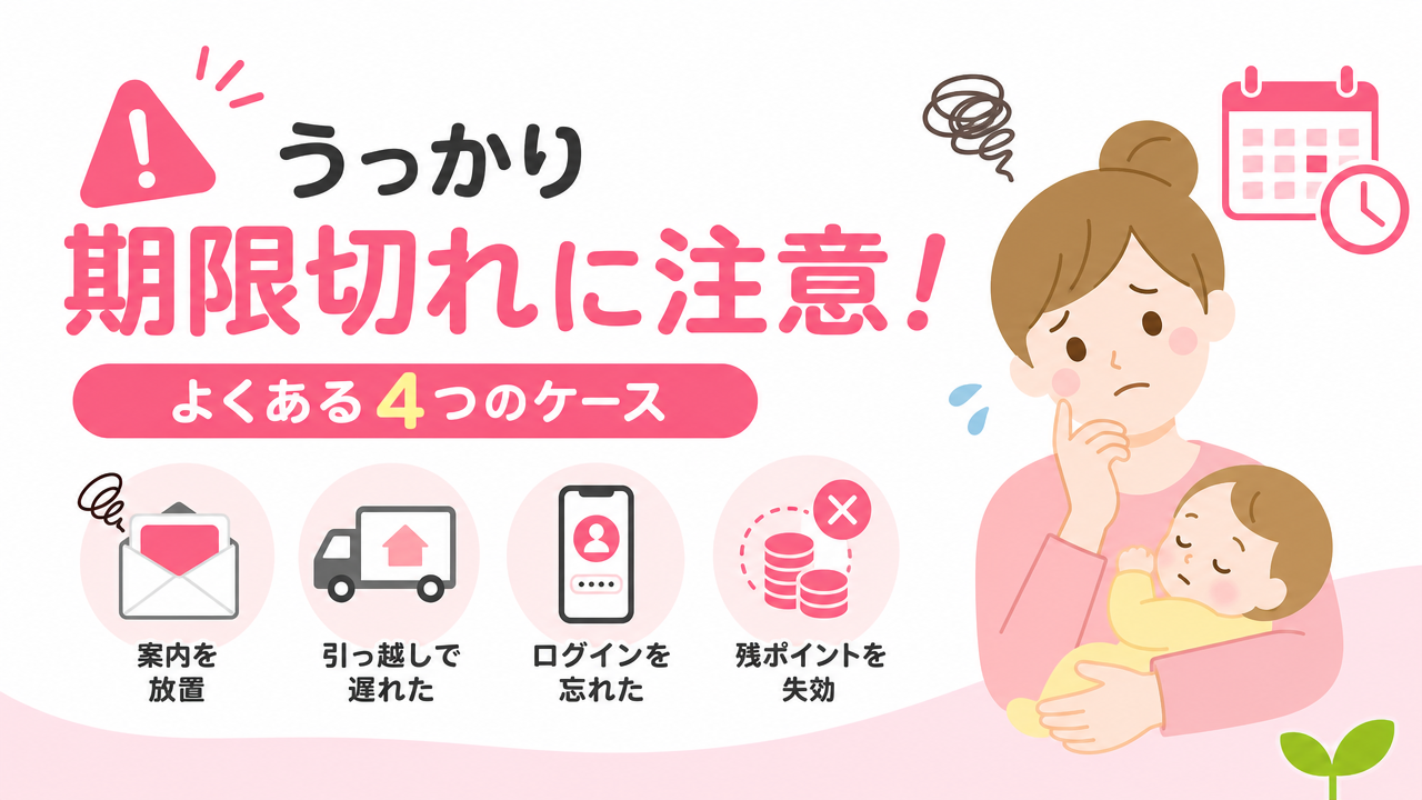 うっかり期限切れになりやすいケースの図解